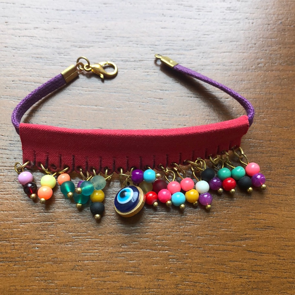 Persian evil eye beaded bracelet